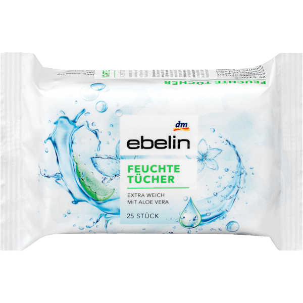 Feuchtetücher (3x25) ebelin
