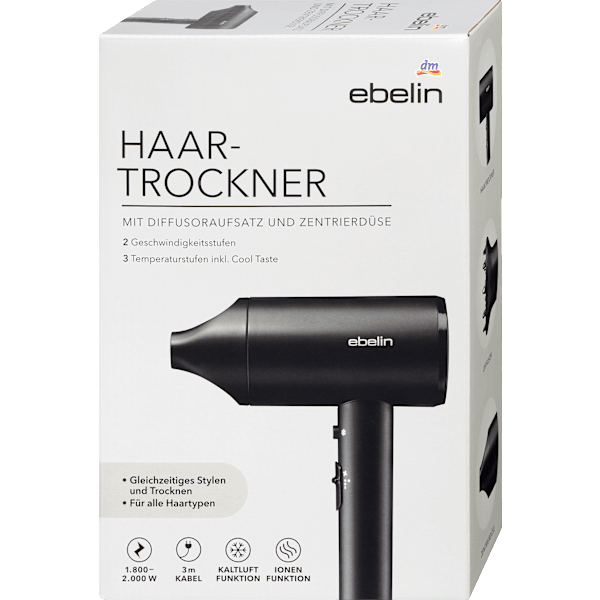 Föhn, Haartrockner ebelin