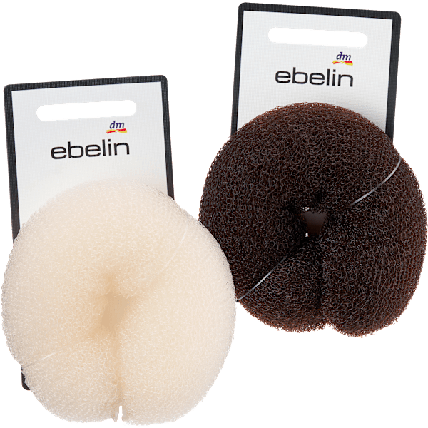 Haar-Donut klein, blond/braun ebelin