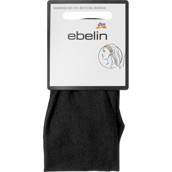 Haarband schwarz ebelin