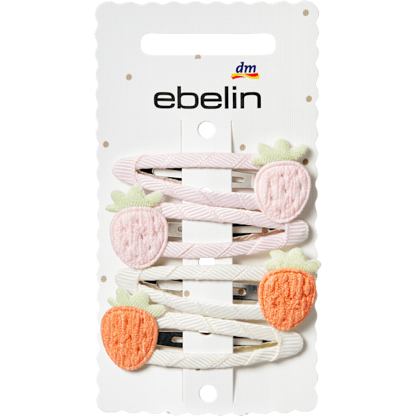 Haarclips Erdbeeren ebelin