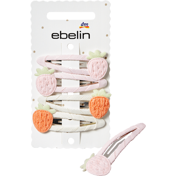 Haarclips Erdbeeren ebelin