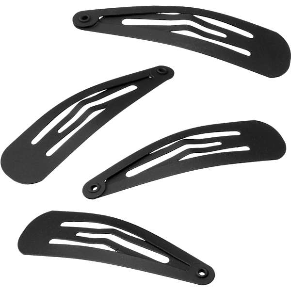 Haarclips mittel, schwarz ebelin