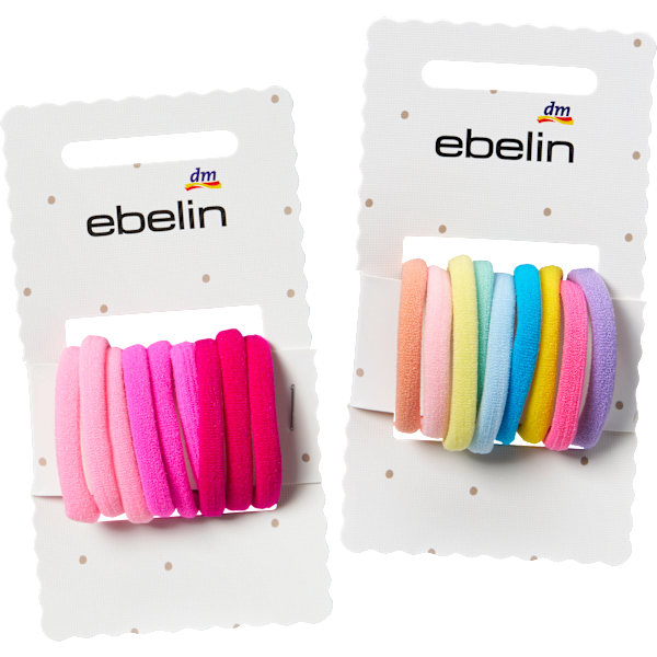 Haargummi Rosa/Bunt-Mix ebelin