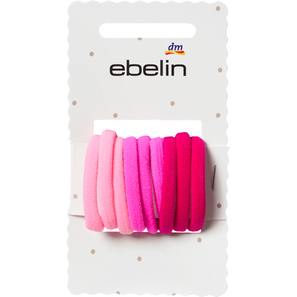 Haargummi Rosa/Bunt-Mix ebelin