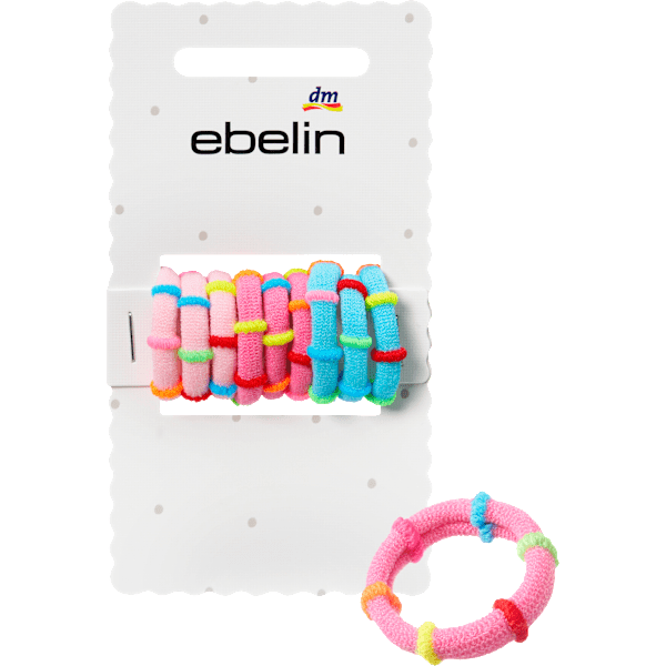 Haargummis gestreift, bunt ebelin