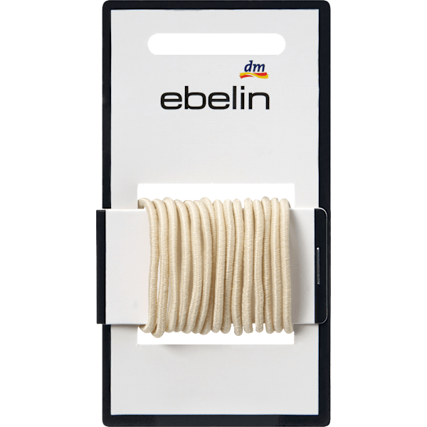 Haargummis klein dünn, blond ebelin