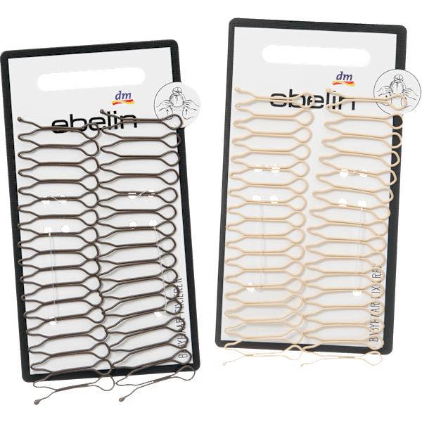Haarkämme maxi, braun/blond ebelin