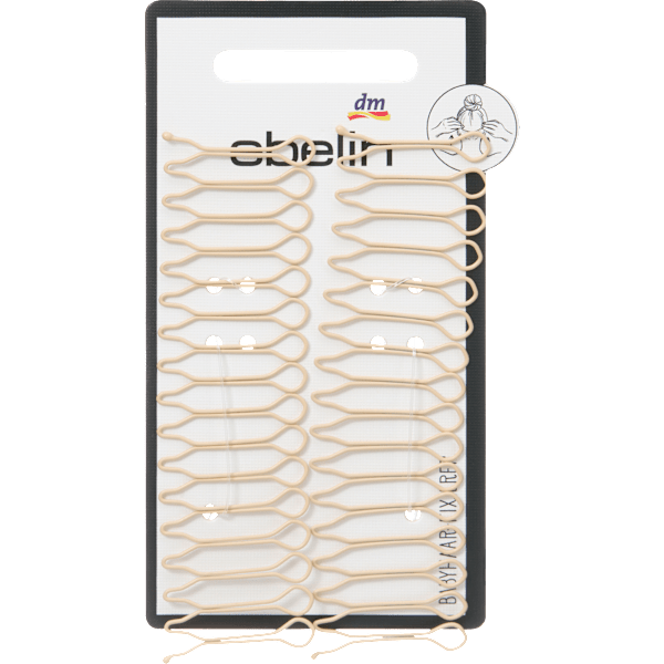 Haarkämme maxi, braun/blond ebelin