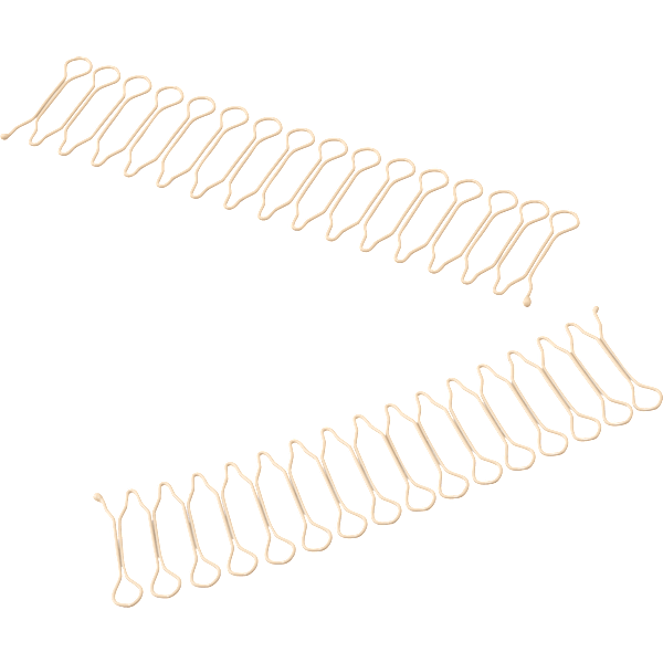 Haarkämme maxi, braun/blond ebelin