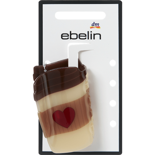 Haarklammer Kaffee-Becher ebelin