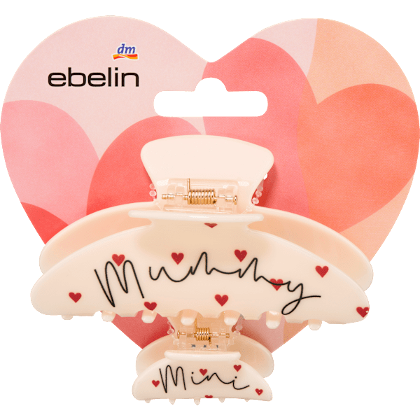 Haarklammer Set Mummy & Mini creme 2tlg ebelin