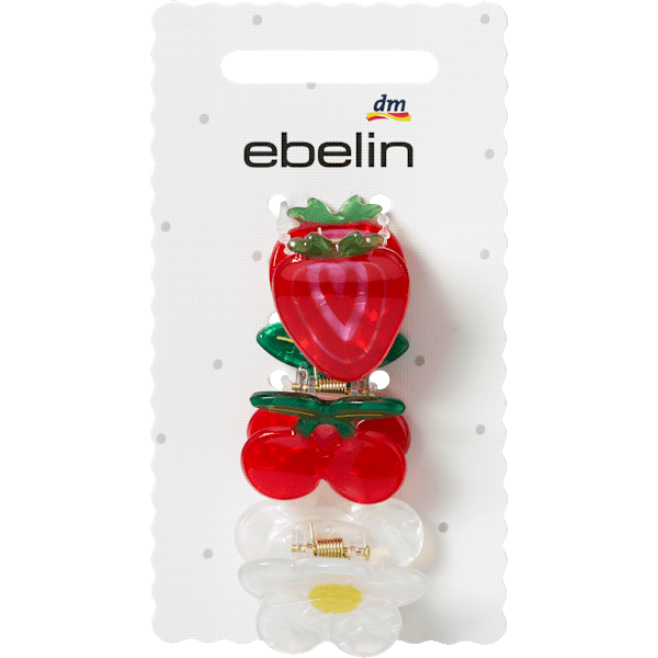 Haarklammern Früchte & Blume ebelin