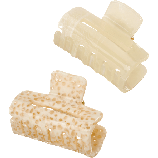 Haarklammern klein, creme ebelin