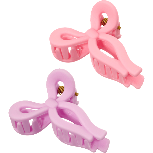Haarklammern Schleife, lila, rosa ebelin