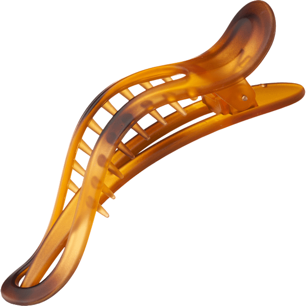 Haarklemme, braun ebelin