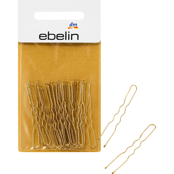 Haarnadeln kurz Gold-Optik ebelin