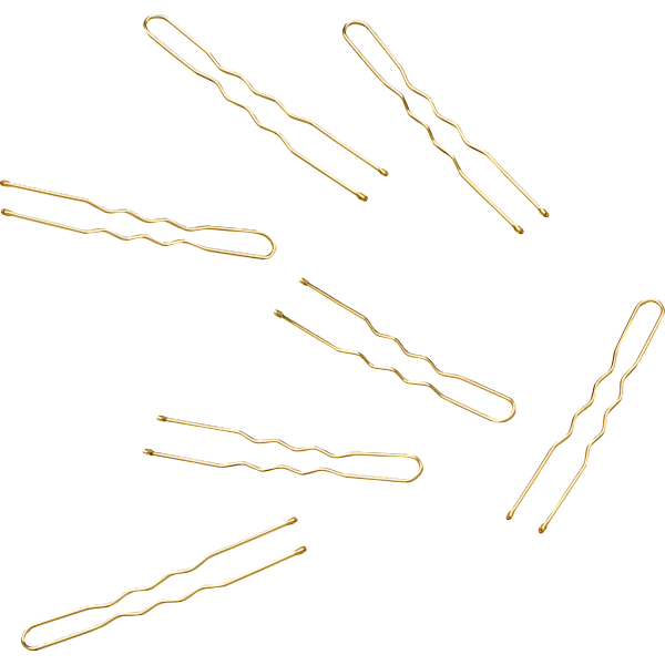 Haarnadeln kurz Gold-Optik ebelin