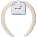 Haarreif gepolstert, beige ebelin