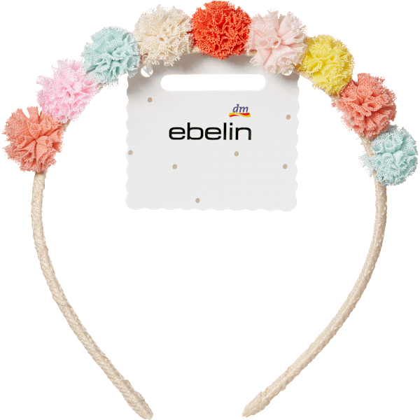 Haarreif Pom-Poms ebelin