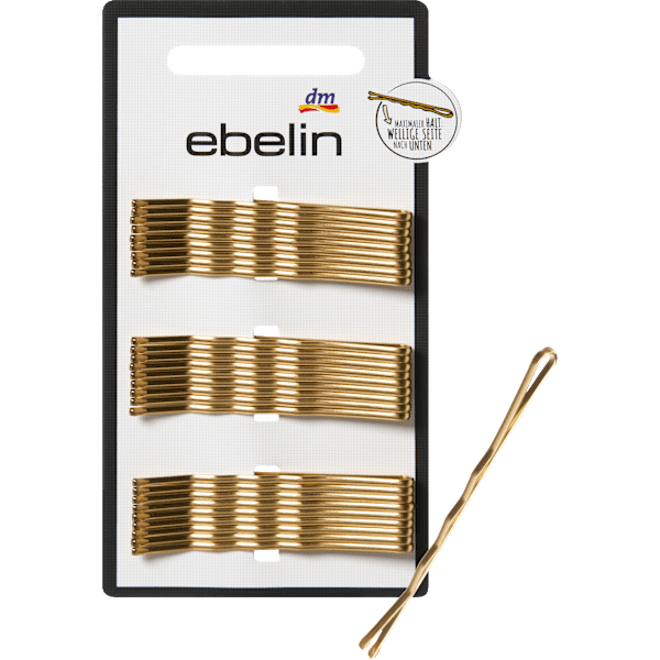 Haarschieber, Gold-Optik ebelin