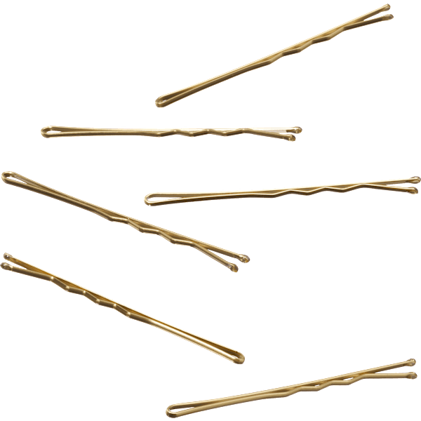 Haarschieber lang, Gold-Optik ebelin