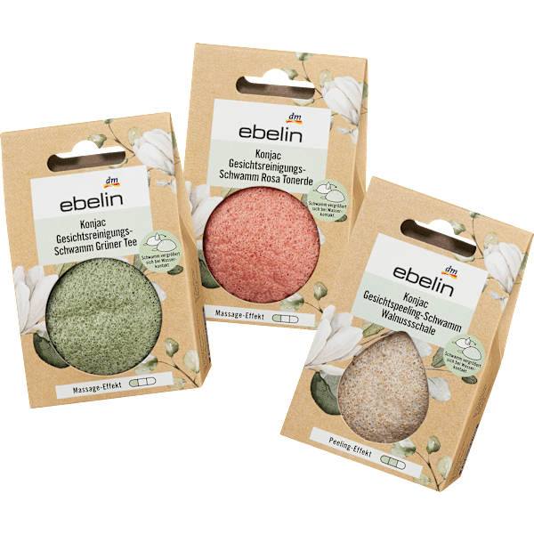 Konjac Gesichtsreinigungs-Schwamm ebelin