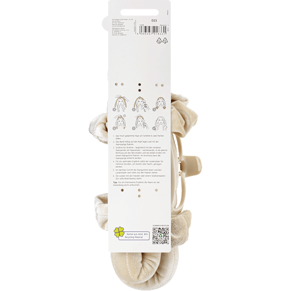 Lockenstyler beige/schwarz 4tlg ebelin