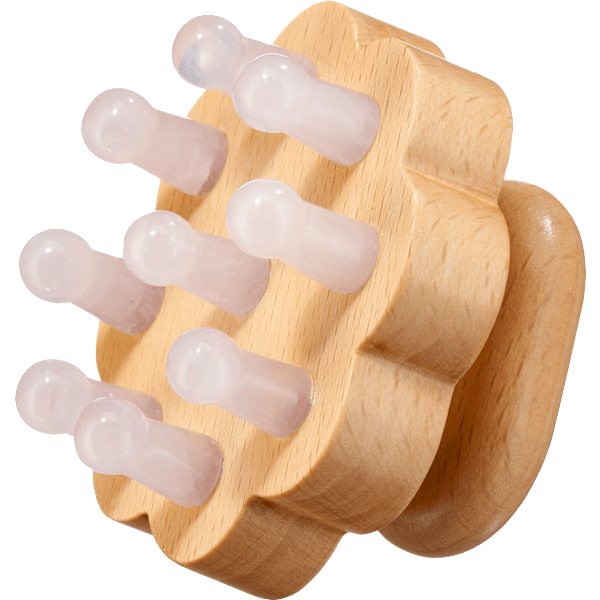 Massagetool mit Rosenquarz ebelin