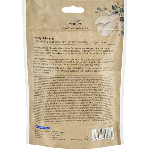 Peeling-Schwamm ebelin