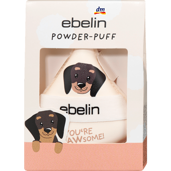 Powder Puff mit Print You're PAWsome ebelin