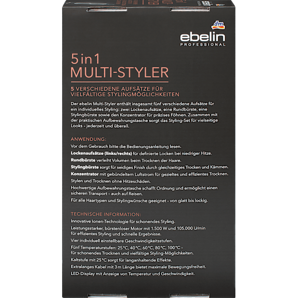 5in1 Multi-Styler ebelin PROFESSIONAL
