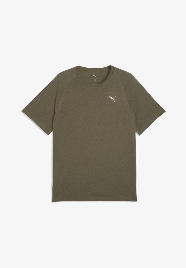 Puma PWRTRAIN TRIBLEND TEE - Sports T-shirt - loden green