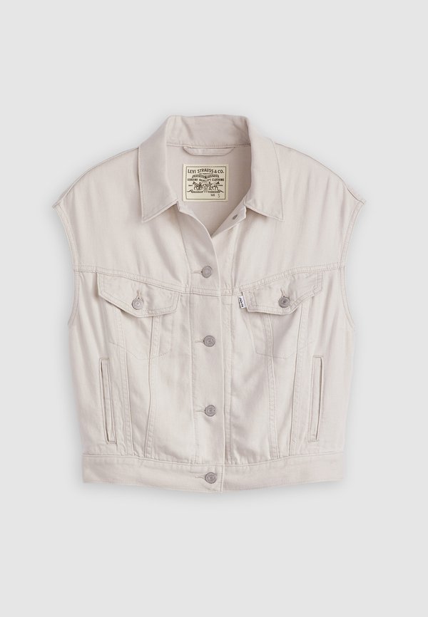 Levi's® SHRUNKEN 90S - Waistcoat - crystal gray