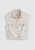Levi's® SHRUNKEN 90S - Waistcoat - crystal gray
