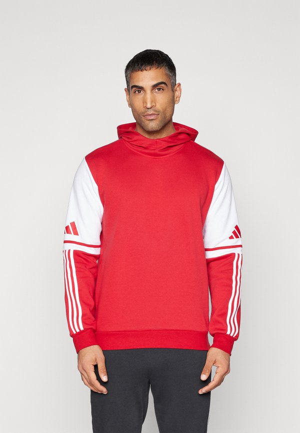 adidas Performance SQUADRA25 SWEAT HOODIE - Hoodie - team power red/white