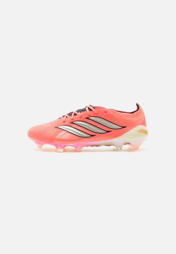 adidas Performance PREDATOR ELITE FOLD-OVER TONGUE FIRM GROUND UNISEX - Firm-ground football boots - solar turbo/thermal chrome/core black