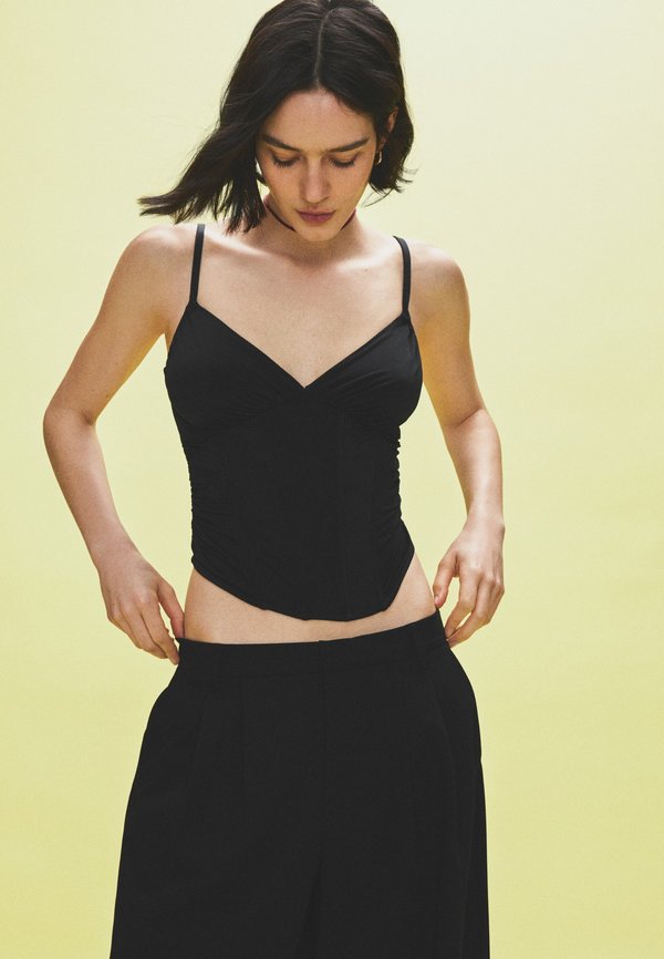 Bershka TOP - Top - black