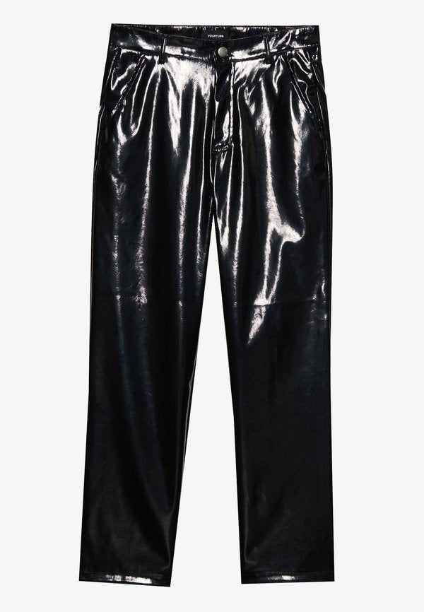 YOURTURN by Zalando UNISEX GLOSSY PARTY TROUSERS