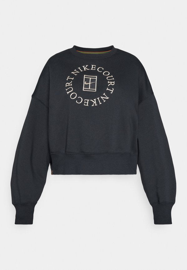 Nike Performance COURT PHOENIX CREW HERITAGE - Sweatshirt - black/anthracite
