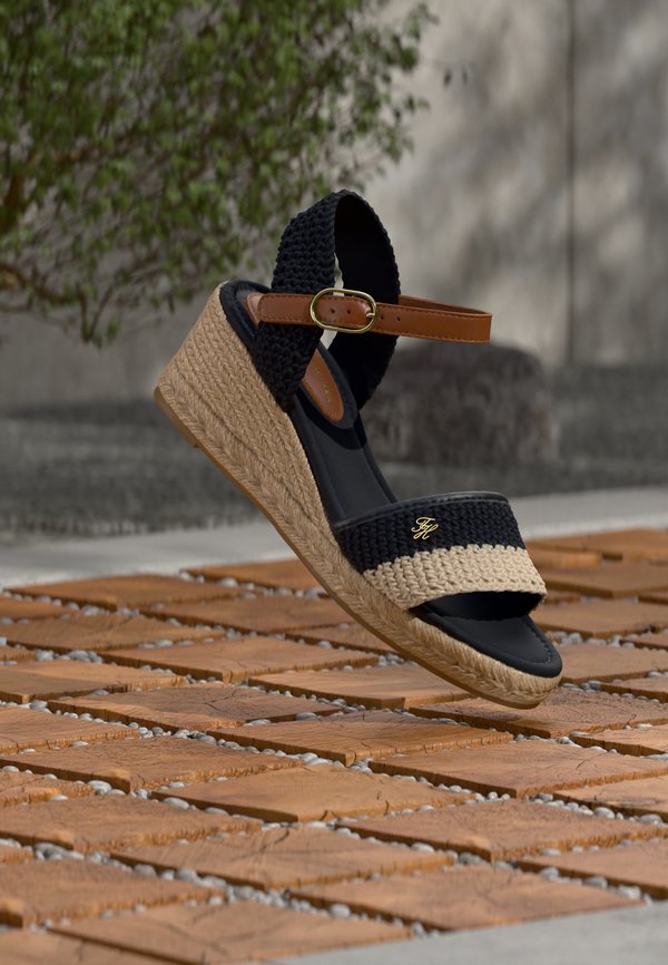 Tommy Hilfiger High heeled sandals - space blue
