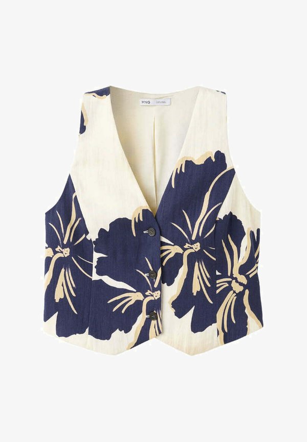 Mango ADULT - Waistcoat - off-white