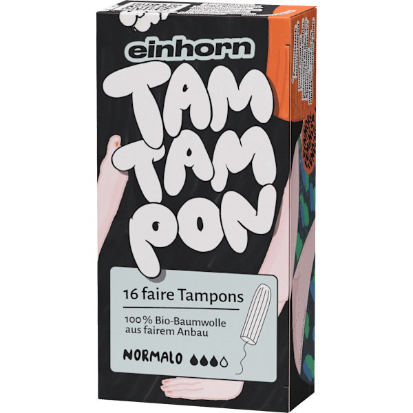 Tampons Bio Normalo einhorn
