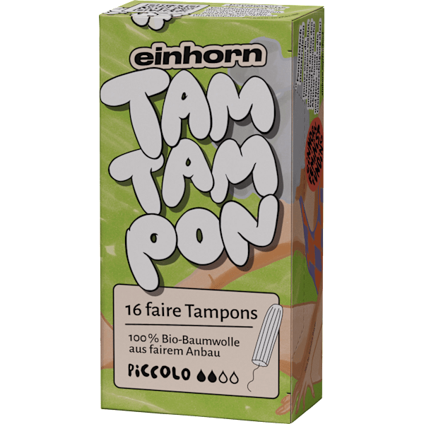 Tampons Bio Piccolo einhorn