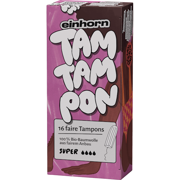Tampons Bio Super einhorn