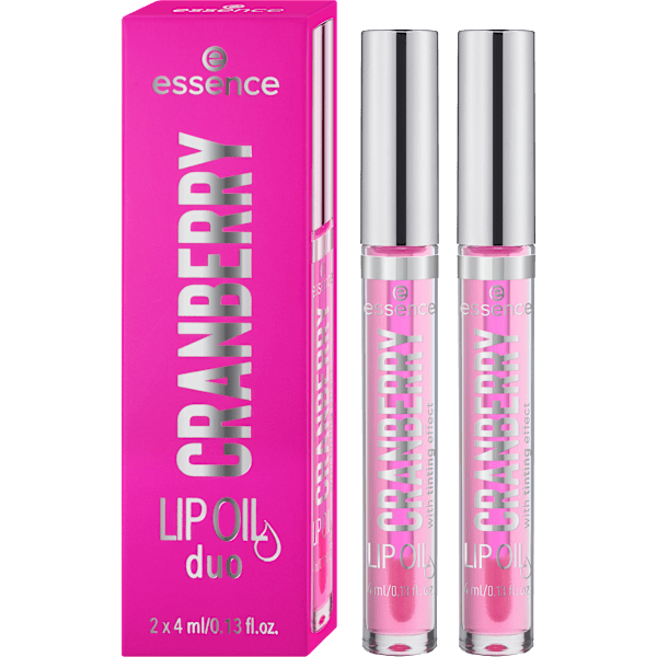 Geschenkset Lippenöl Duo Cranberry 2tlg essence