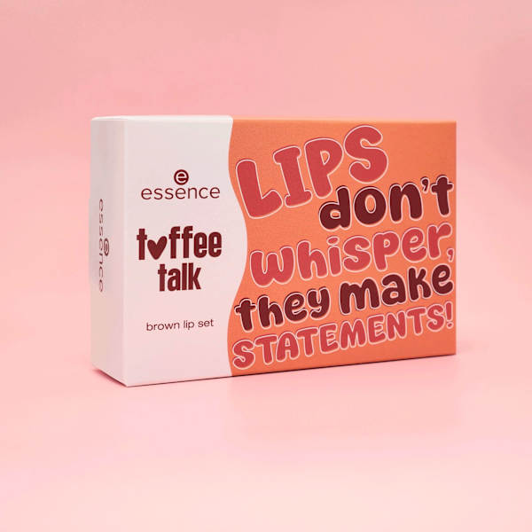 Geschenkset Toffee Talk Brown Lip 4 tlg essence