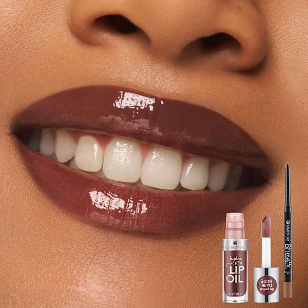 Geschenkset Toffee Talk Brown Lip 4 tlg essence