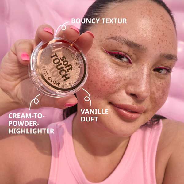 Highlighter Soft Touch Boucy Glow 20 Glazed Dew essence