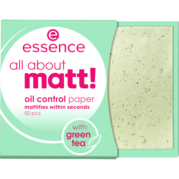 Mattierendes Papier All About Matt! Oil Control Paper essence